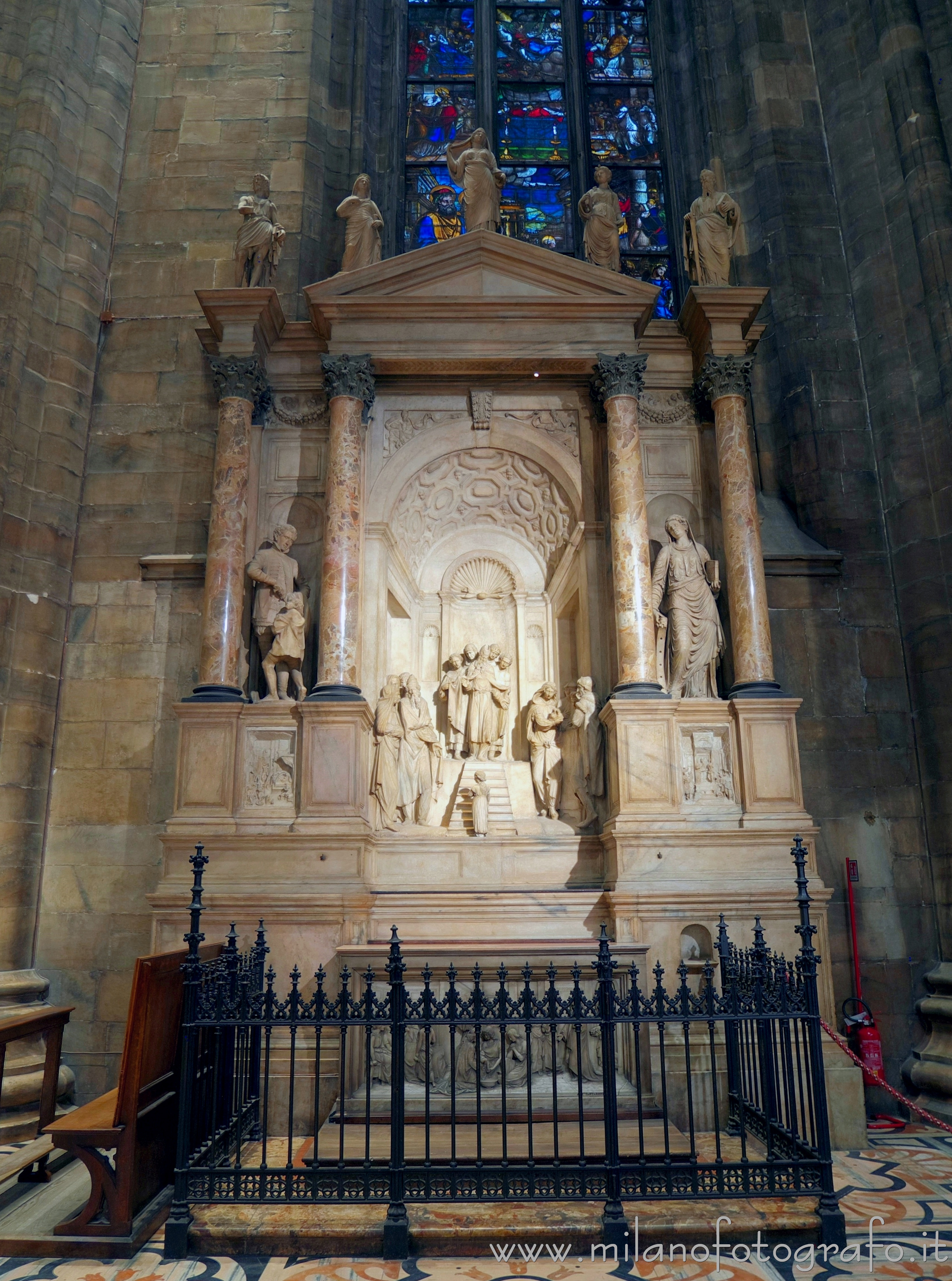 Milan (Italy) - Altar of the Presentation of the Virgin Mary at the Temple in the Cathedral